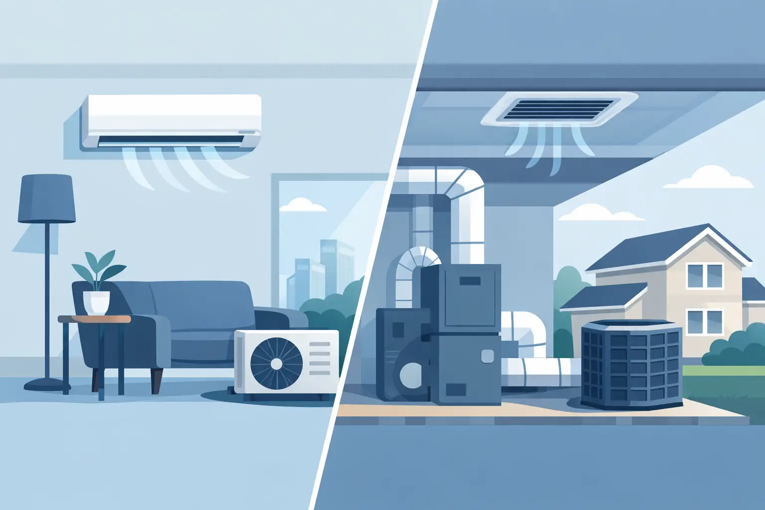 Ductless AC vs Central: Which Fits Better?