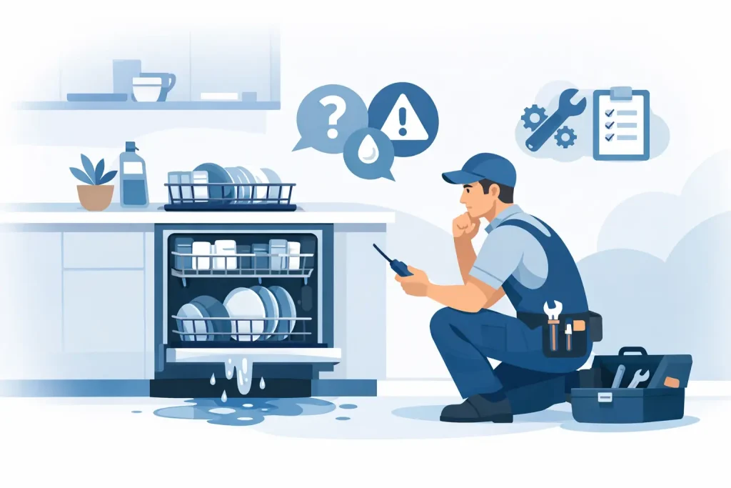 When to Call a Dishwasher Repair Service