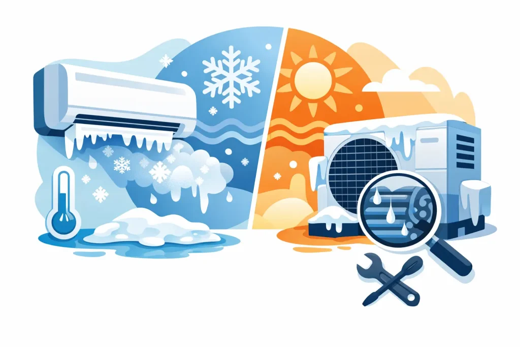 Why Is AC Freezing? Common Causes and Fixes