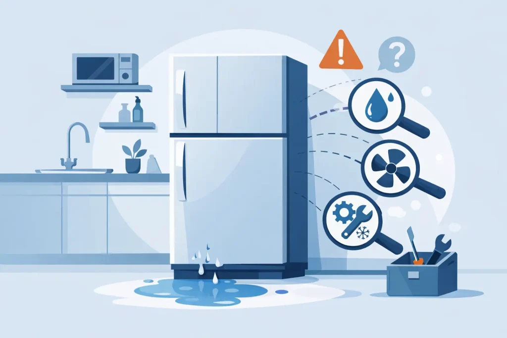 Why Is Fridge Leaking? 8 Causes and Fixes