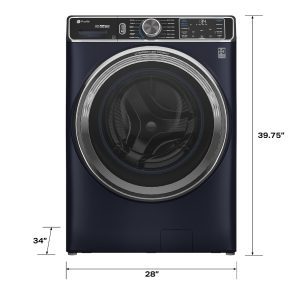 GE Profile 6.1 cu. ft. IEC Smart Front Load Steam Washer – Sapphire Blue