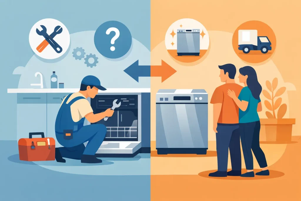 Repair or Replace Dishwasher? Make the Call