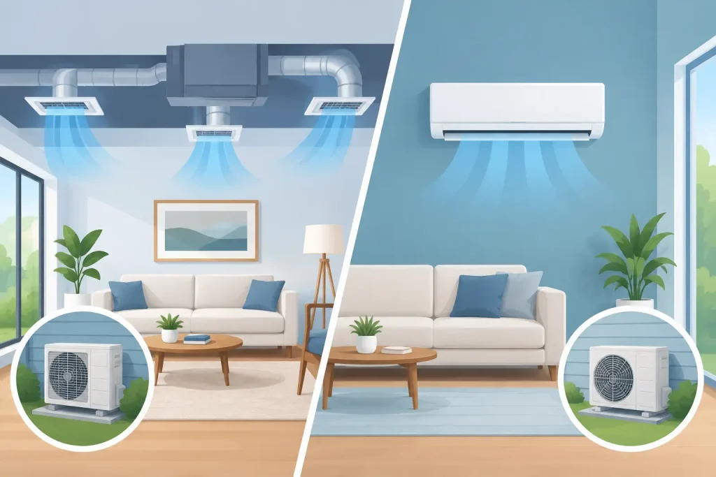 Ducted Versus Ductless Air Conditioning Choices